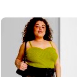 Wild Fable green knit tank